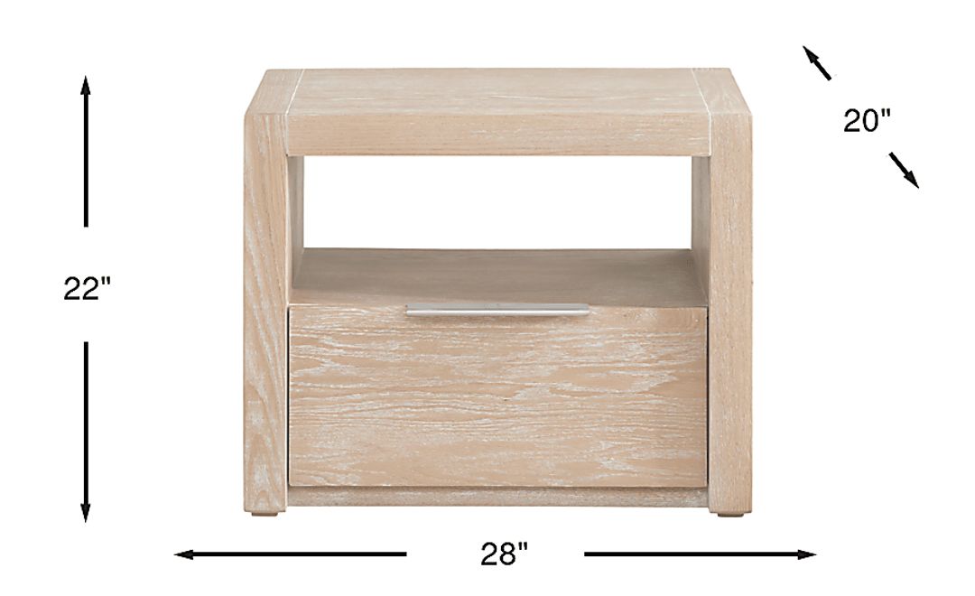 Easton Park Natural Nightstand