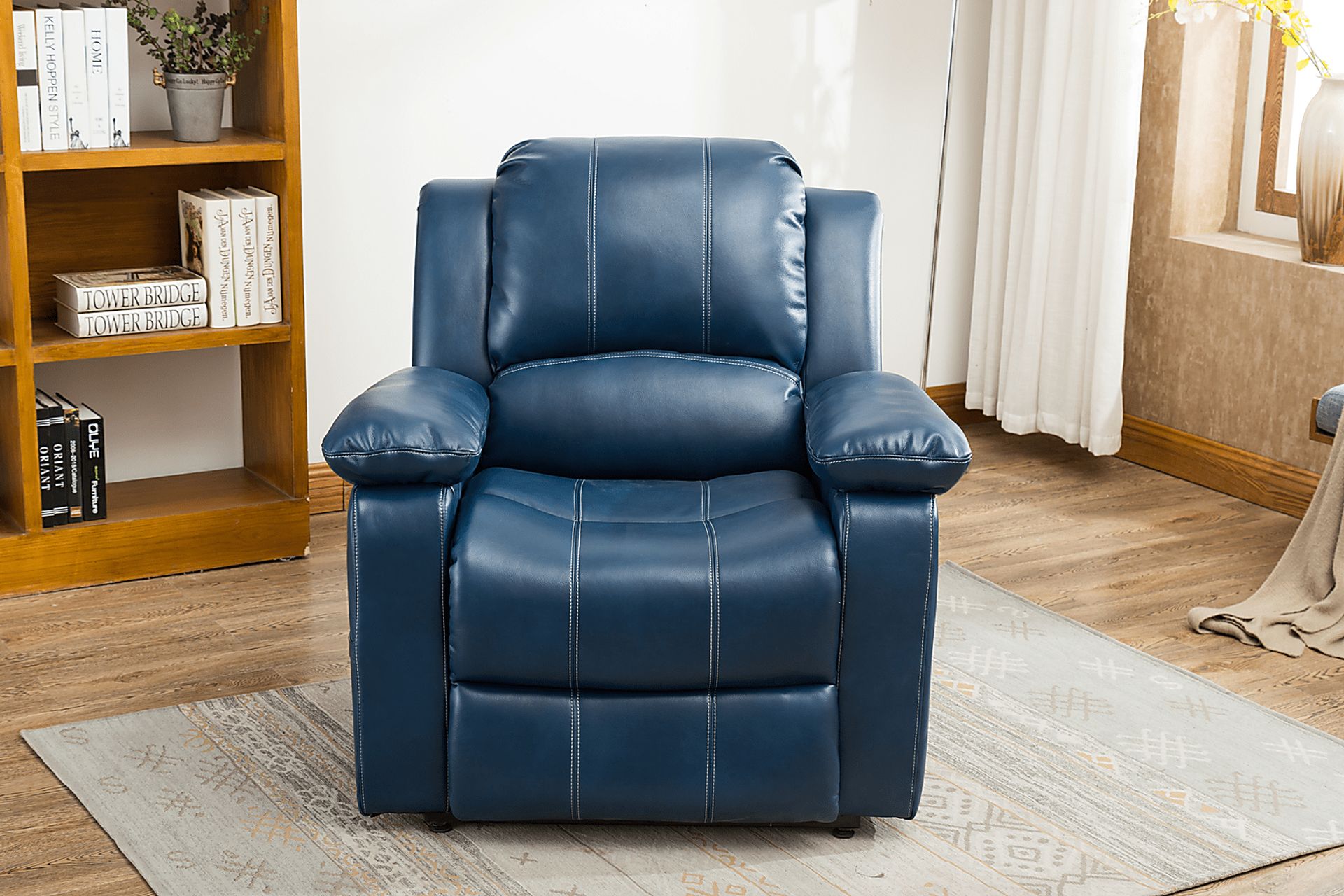 Eastover Blue Power Recliner - Image 9