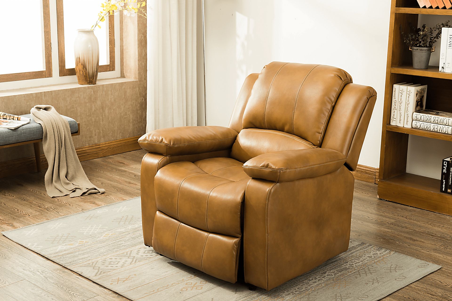 Eastover Camel Power Recliner - Image 7