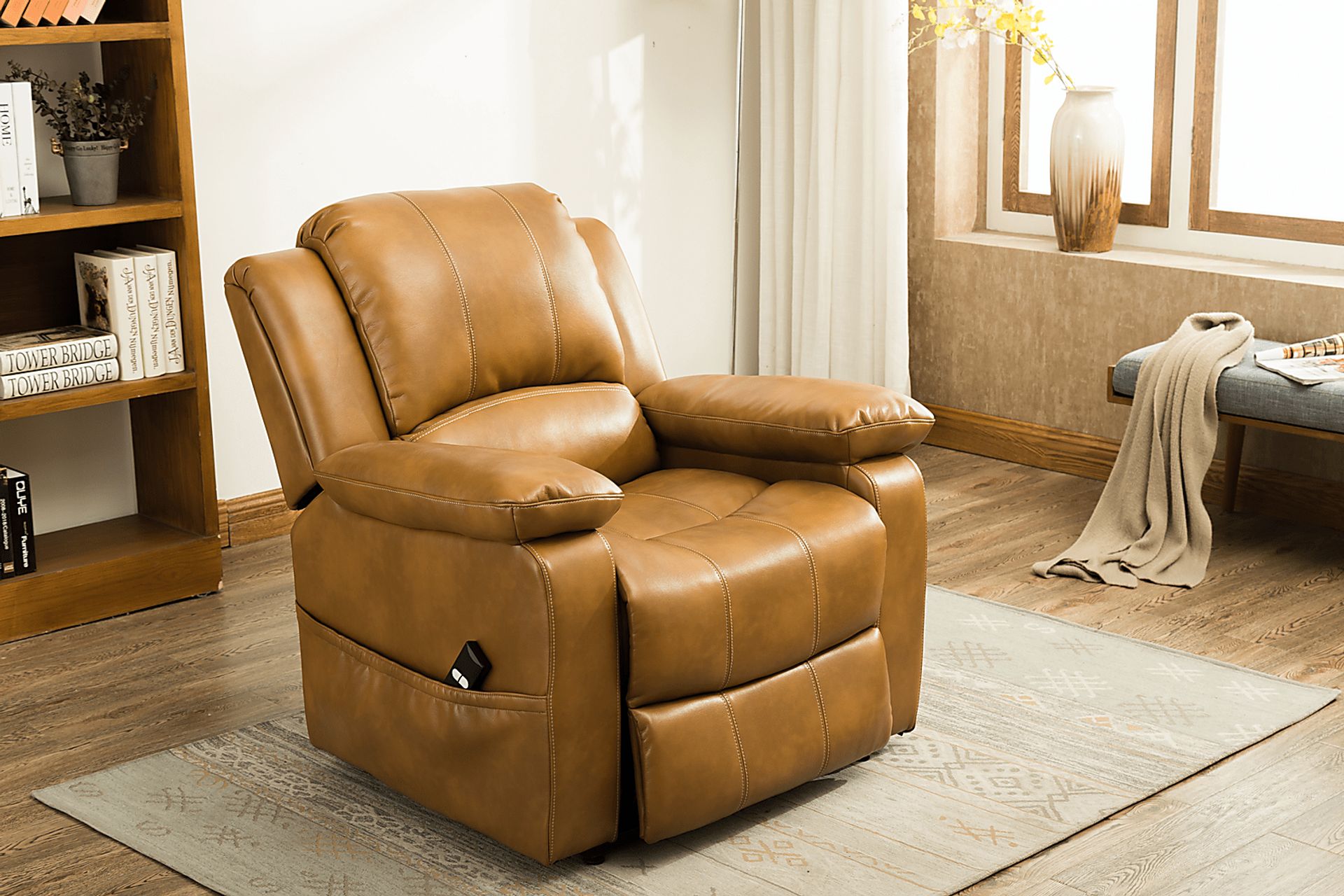 Eastover Camel Power Recliner - Image 9