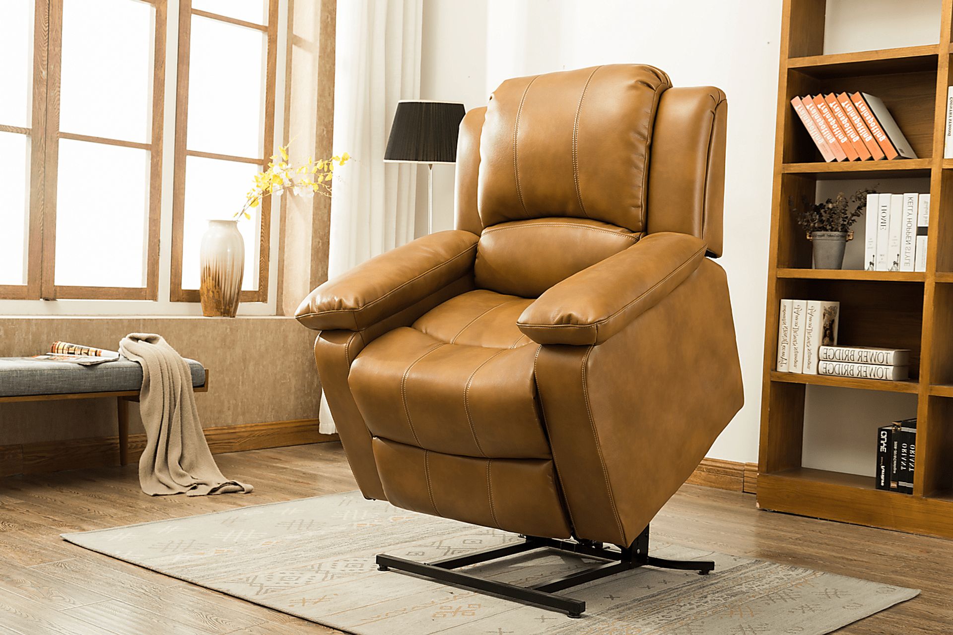 Eastover Camel Power Recliner - Image 10