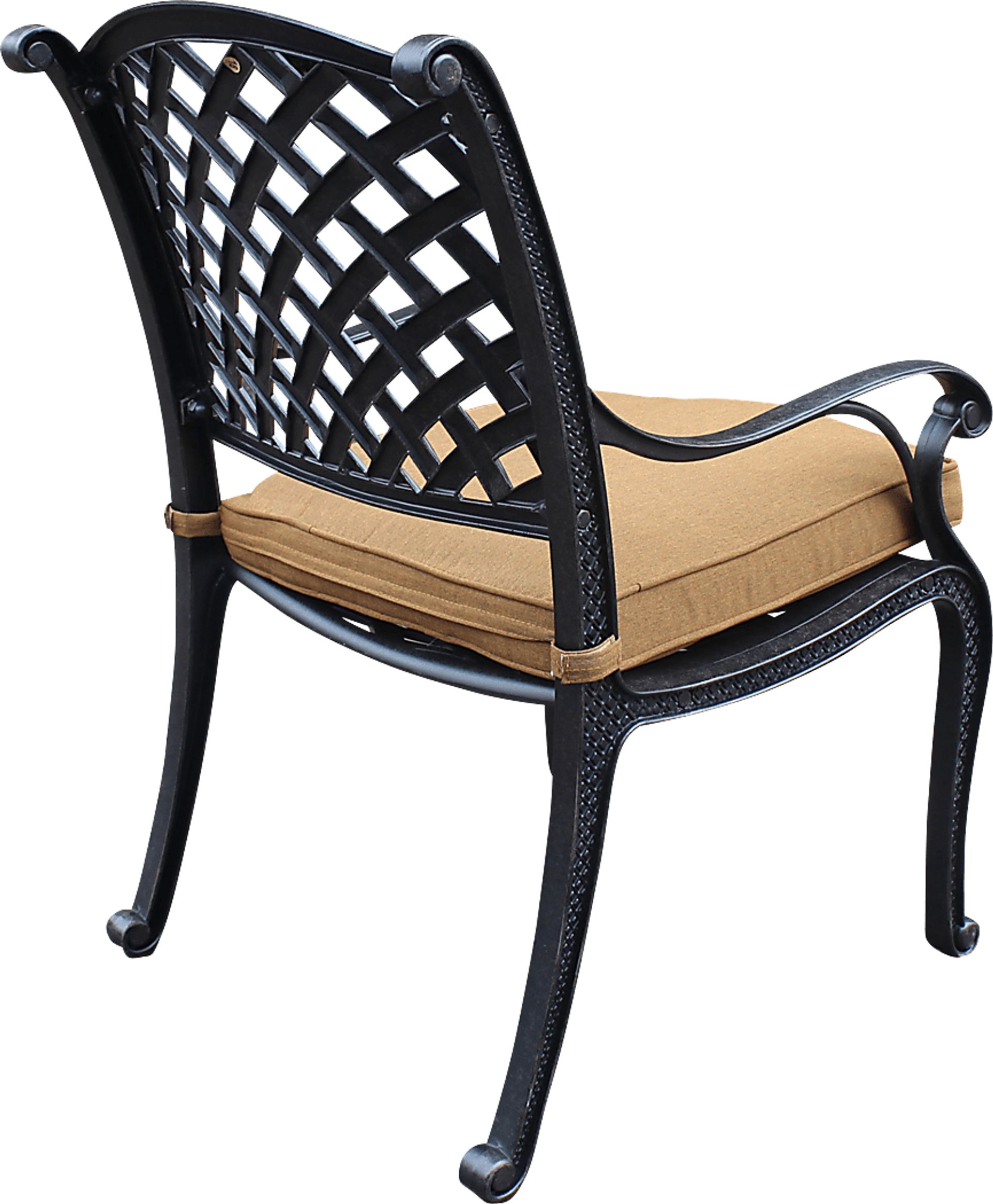 Eastport Manor Bronze 5 Pc Outdoor Square Dining Set - Image 5