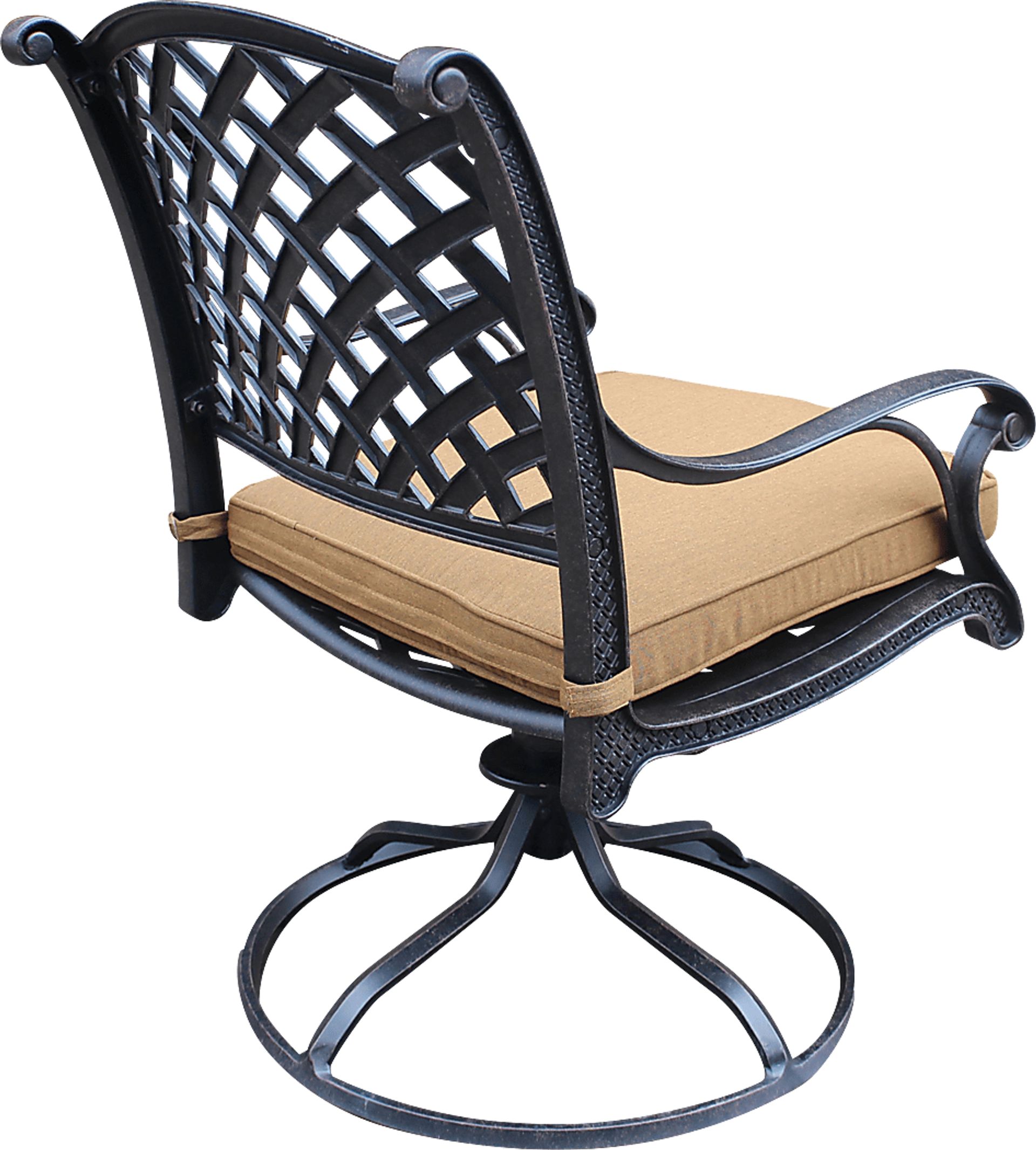 Eastport Manor Bronze 5 Pc Outdoor Square Dining Set - Image 5