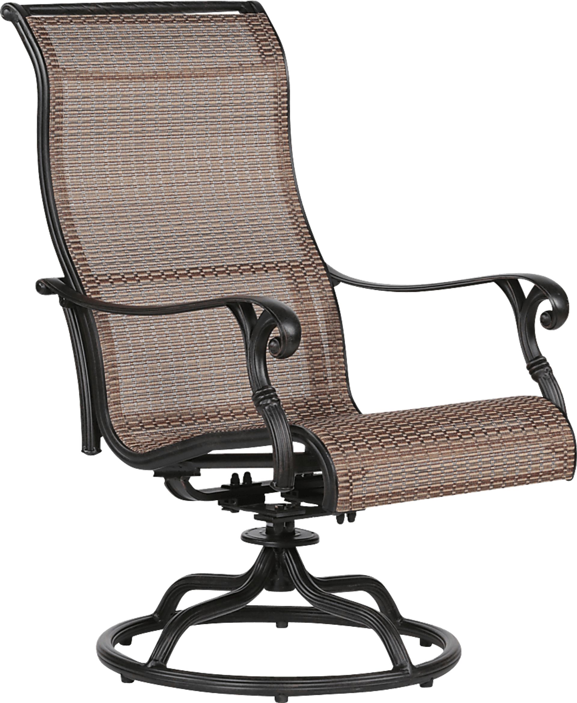 Eastport Manor Bronze 5 Pc Outdoor Square Dining Set - Image 3