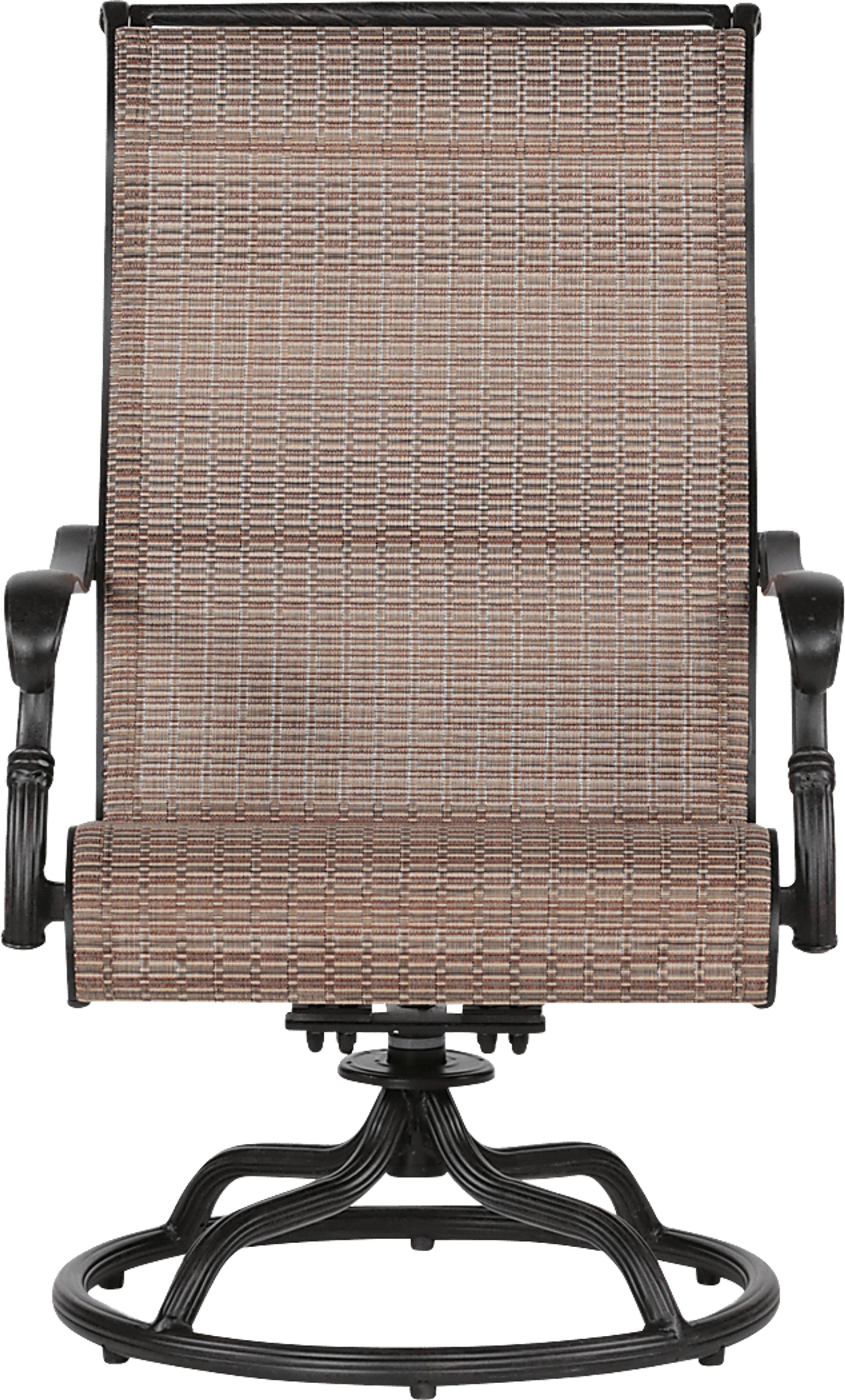 Eastport Manor Bronze 5 Pc Outdoor Square Dining Set - Image 4