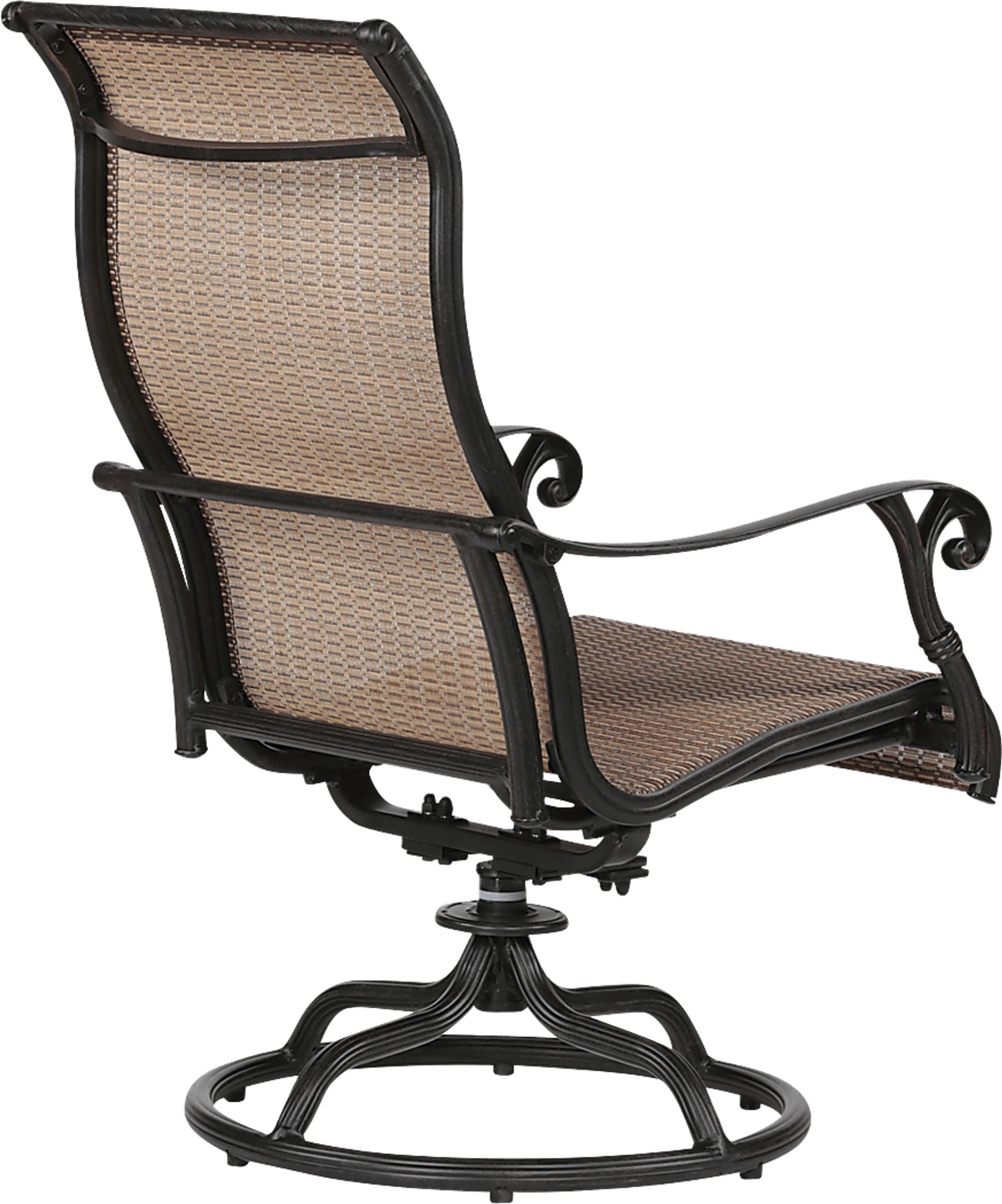 Eastport Manor Bronze 5 Pc Outdoor Square Dining Set - Image 6