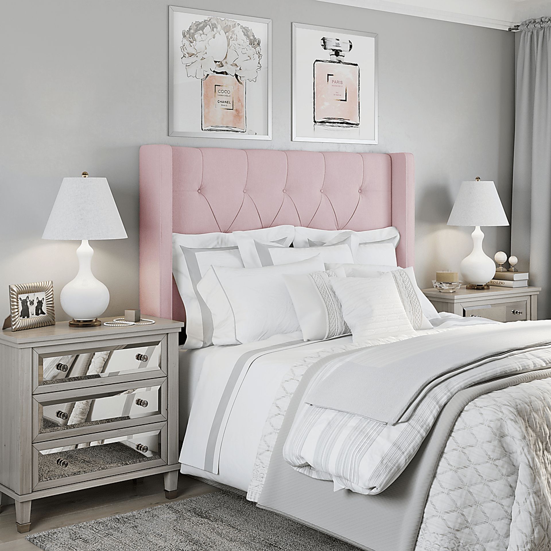 Eastshore Pink King Headboard - Image 6