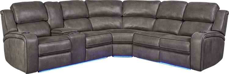 3 pc dual power reclining sectional