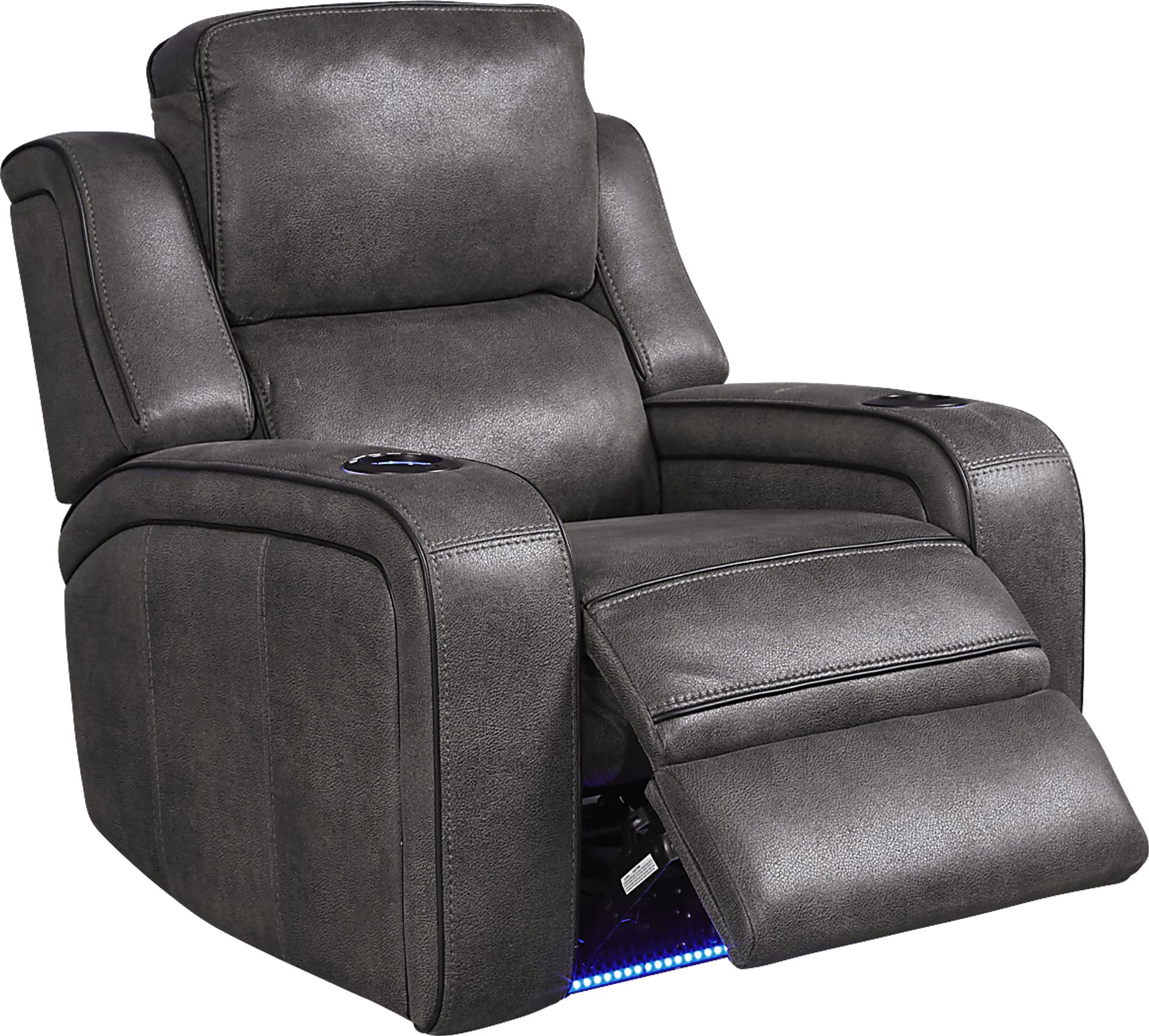 Eastview Charcoal Dual Power Recliner - Image 2