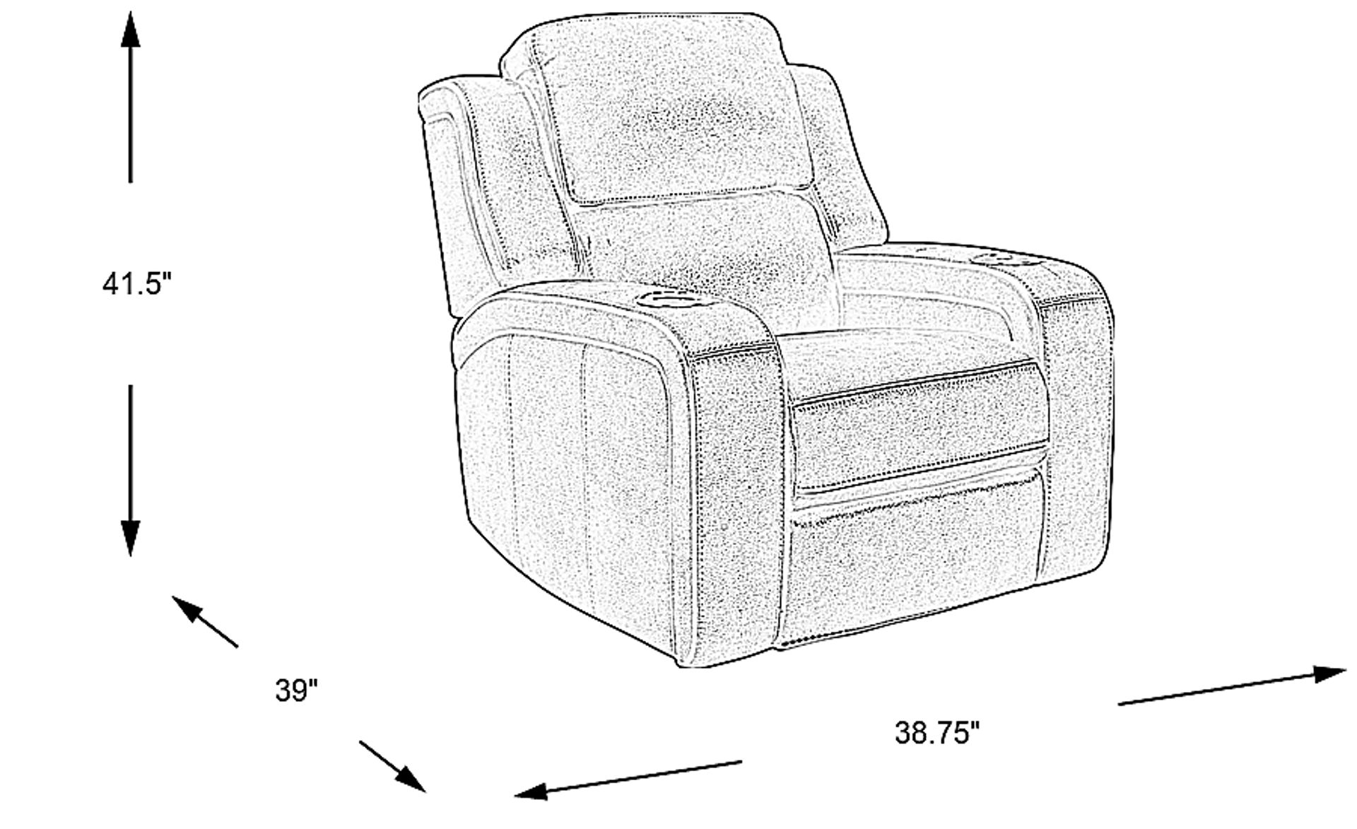 Dimension Image. Please refer to the Dimension Tab on this page for dimension details.