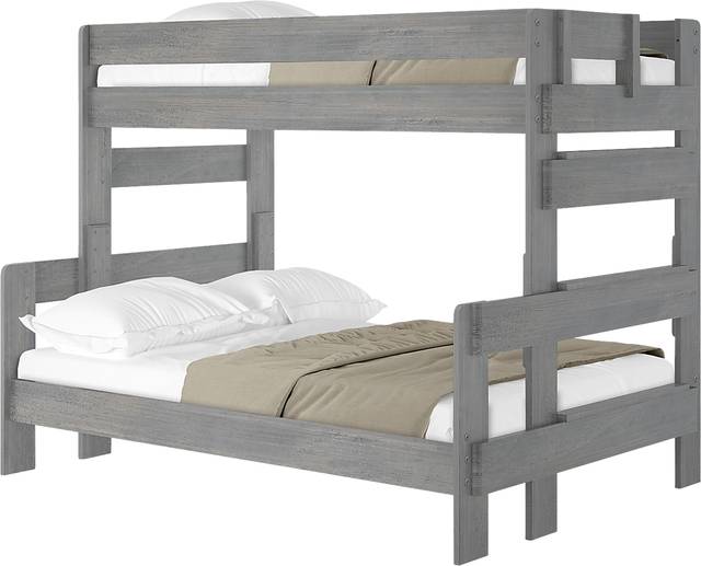 Kids Eastwick Gray Twin/Full Bunk Bed - Thumbnail - Image 2