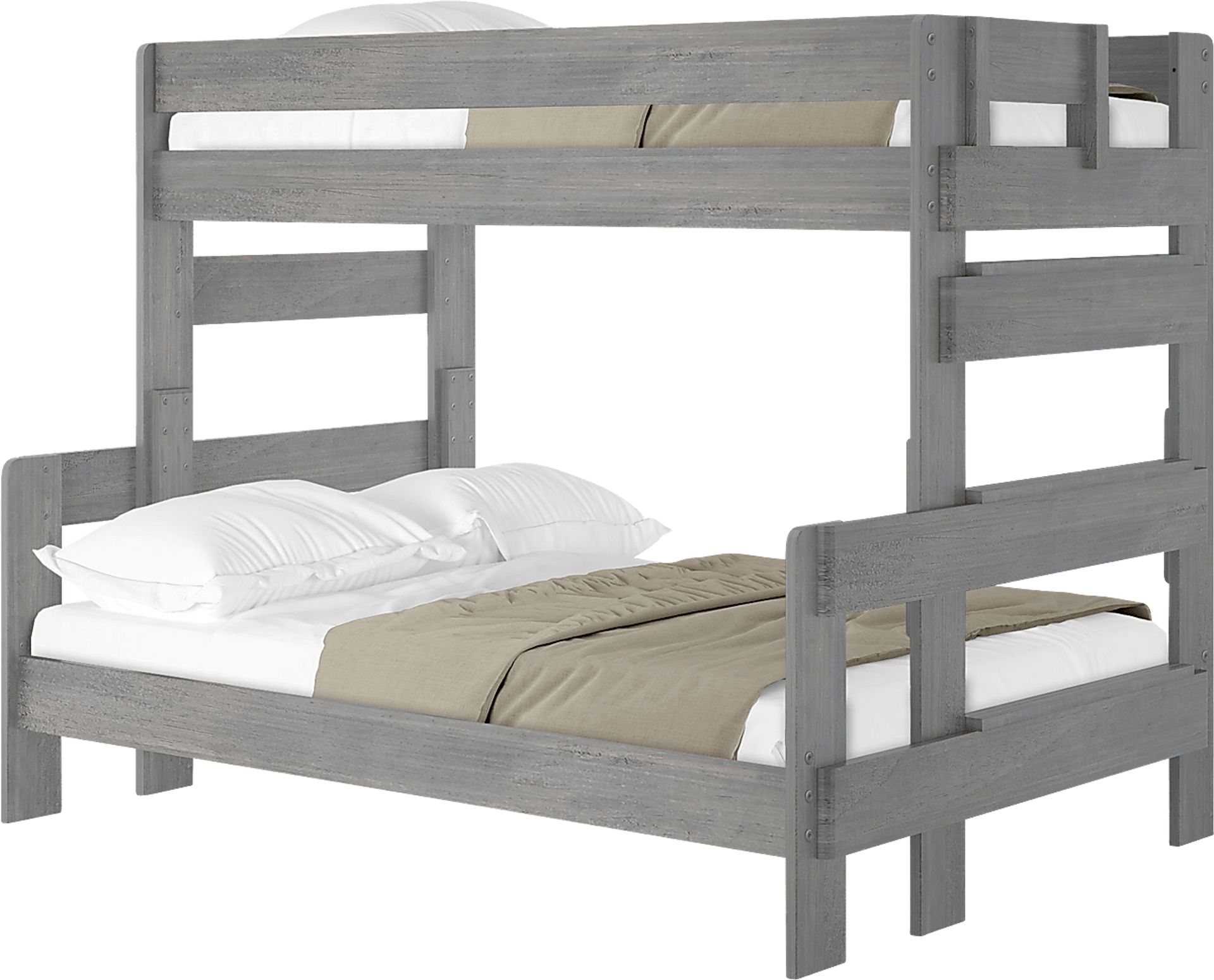 Kids Eastwick Gray Twin/Full Bunk Bed - Image 2