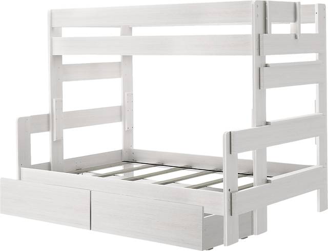 Kids Eastwick White Twin/Full Bunk Bed with Storage Drawers - Thumbnail - Image 3