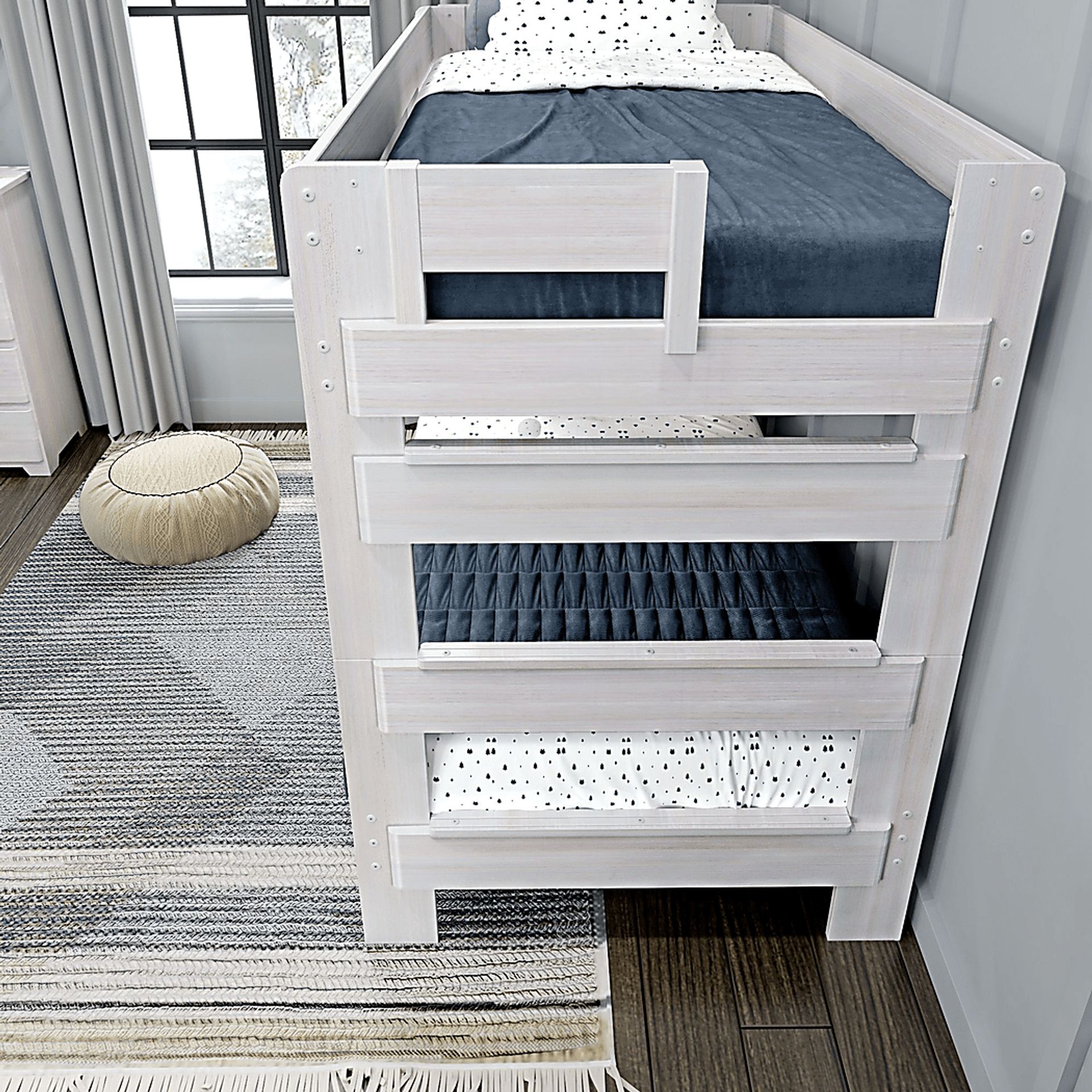 Kids Eastwick White Twin/Twin Bunk Bed - Image 5