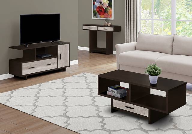 Eatherly Cappuccino Sofa Table - Thumbnail - Image 4