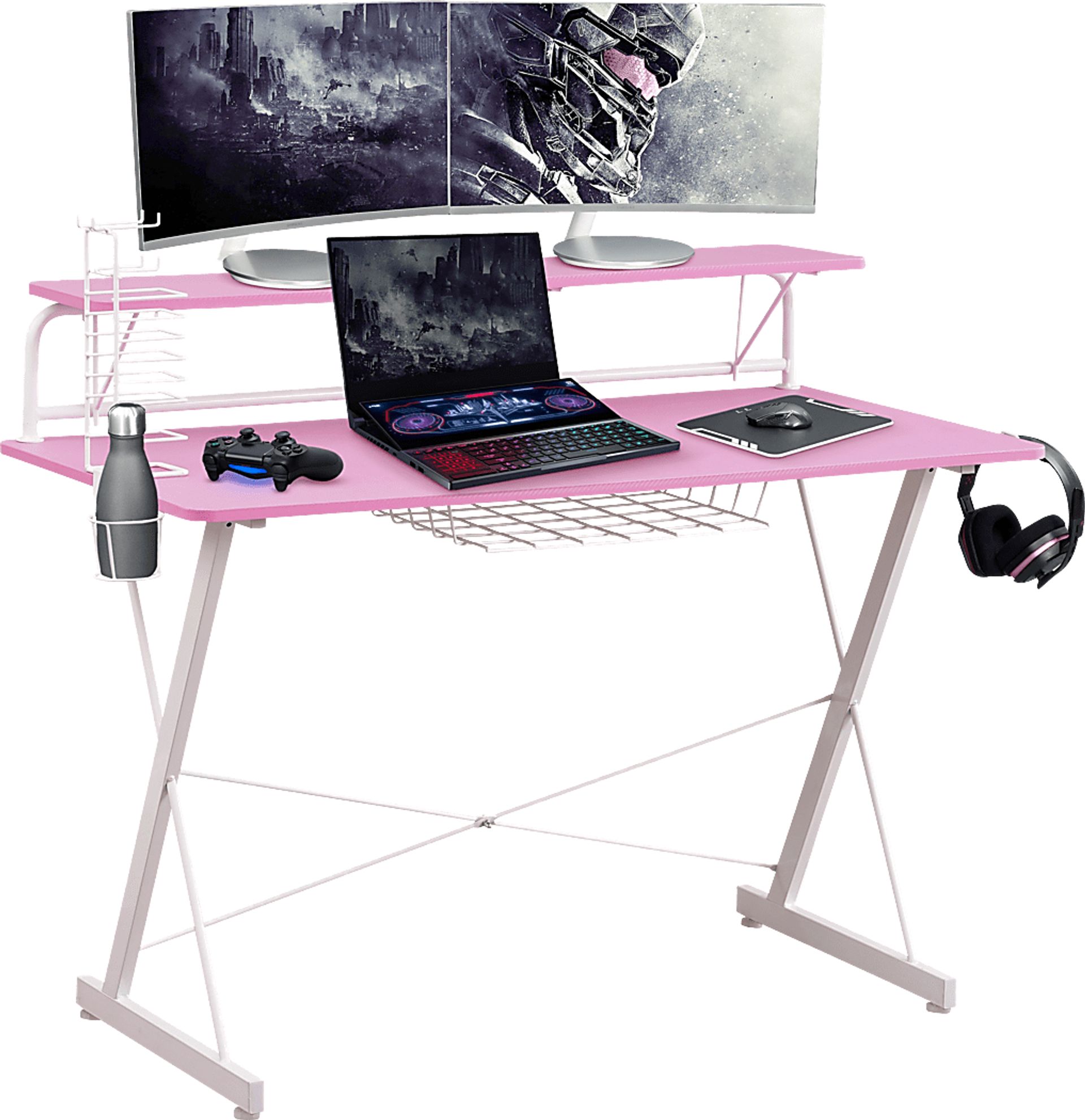 Eatoheim Pink PC Gaming Desk - Image 1