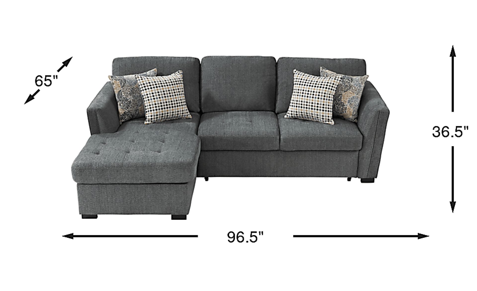 Dimension Image. Please refer to the Dimension Tab on this page for dimension details.