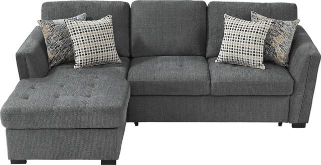 Eaton Heights Denim 2 Pc Sleeper Sectional - Thumbnail - Image 1