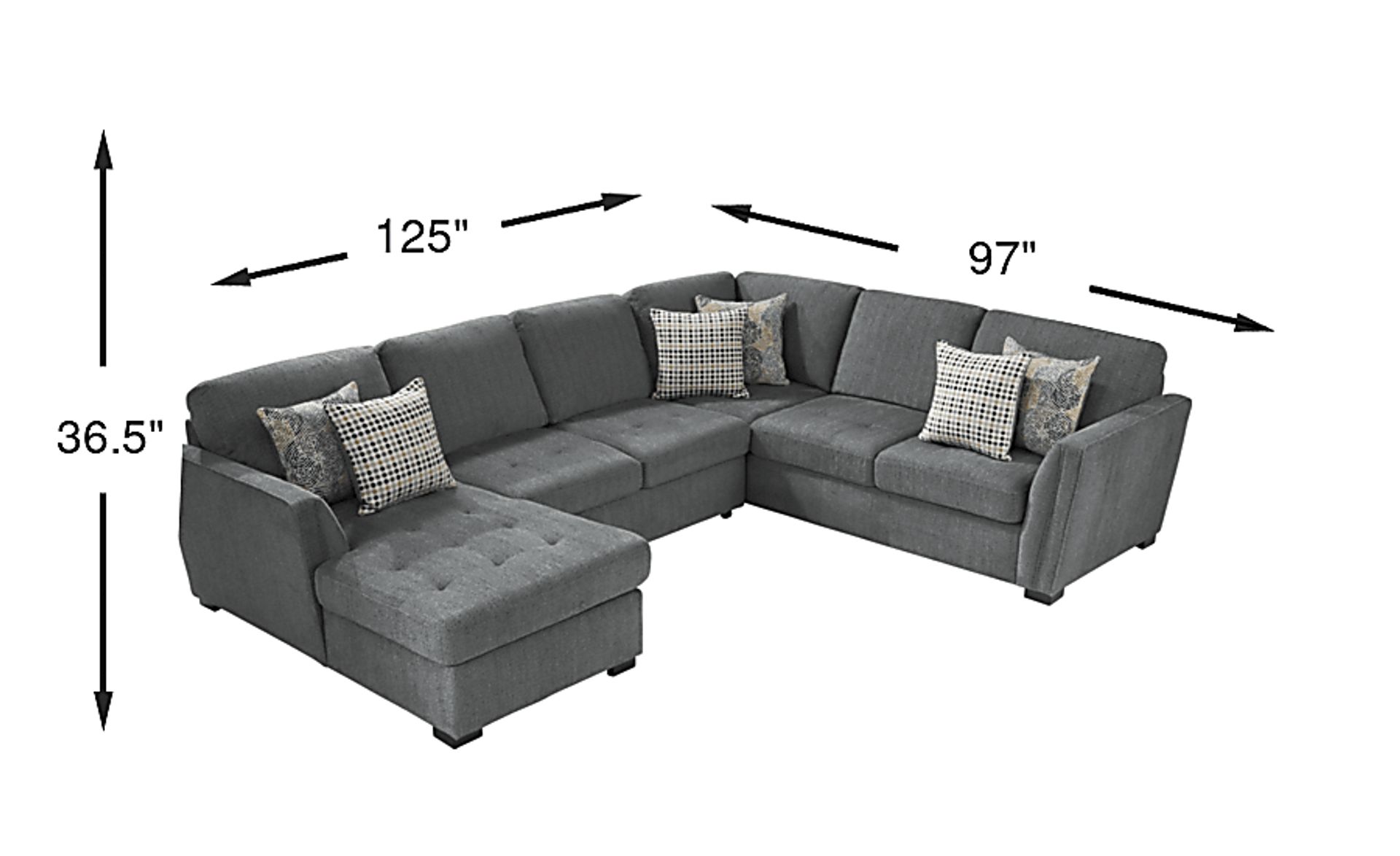 Dimension Image. Please refer to the Dimension Tab on this page for dimension details.