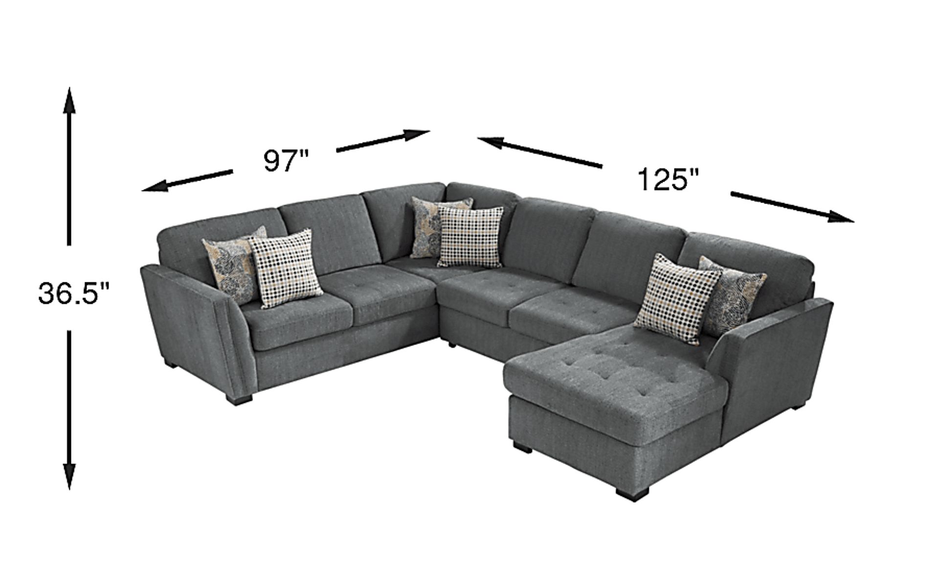 Dimension Image. Please refer to the Dimension Tab on this page for dimension details.