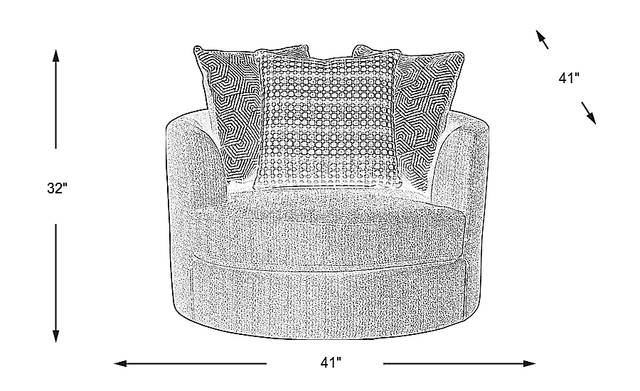 Dimension Image. Please refer to the Dimension Tab on this page for dimension details.