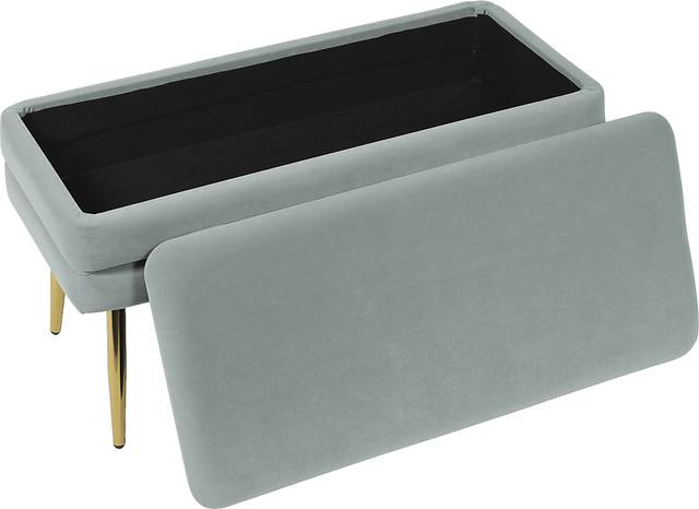 Eauclair Blue Storage Bench - Thumbnail - Image 3