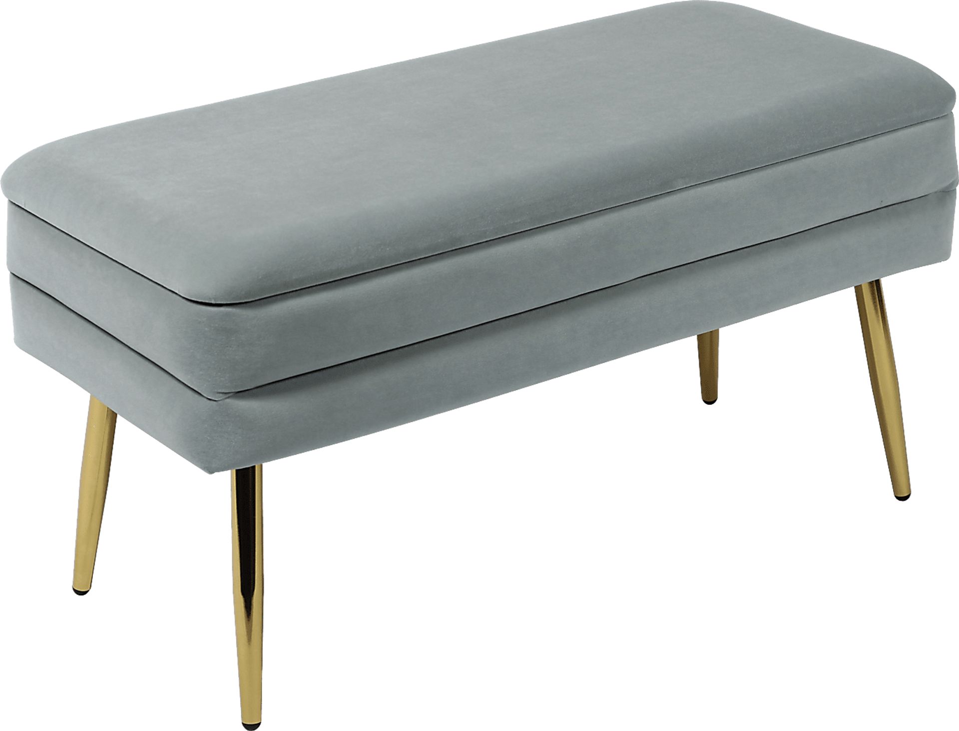 Eauclair Blue Storage Bench - Image 1