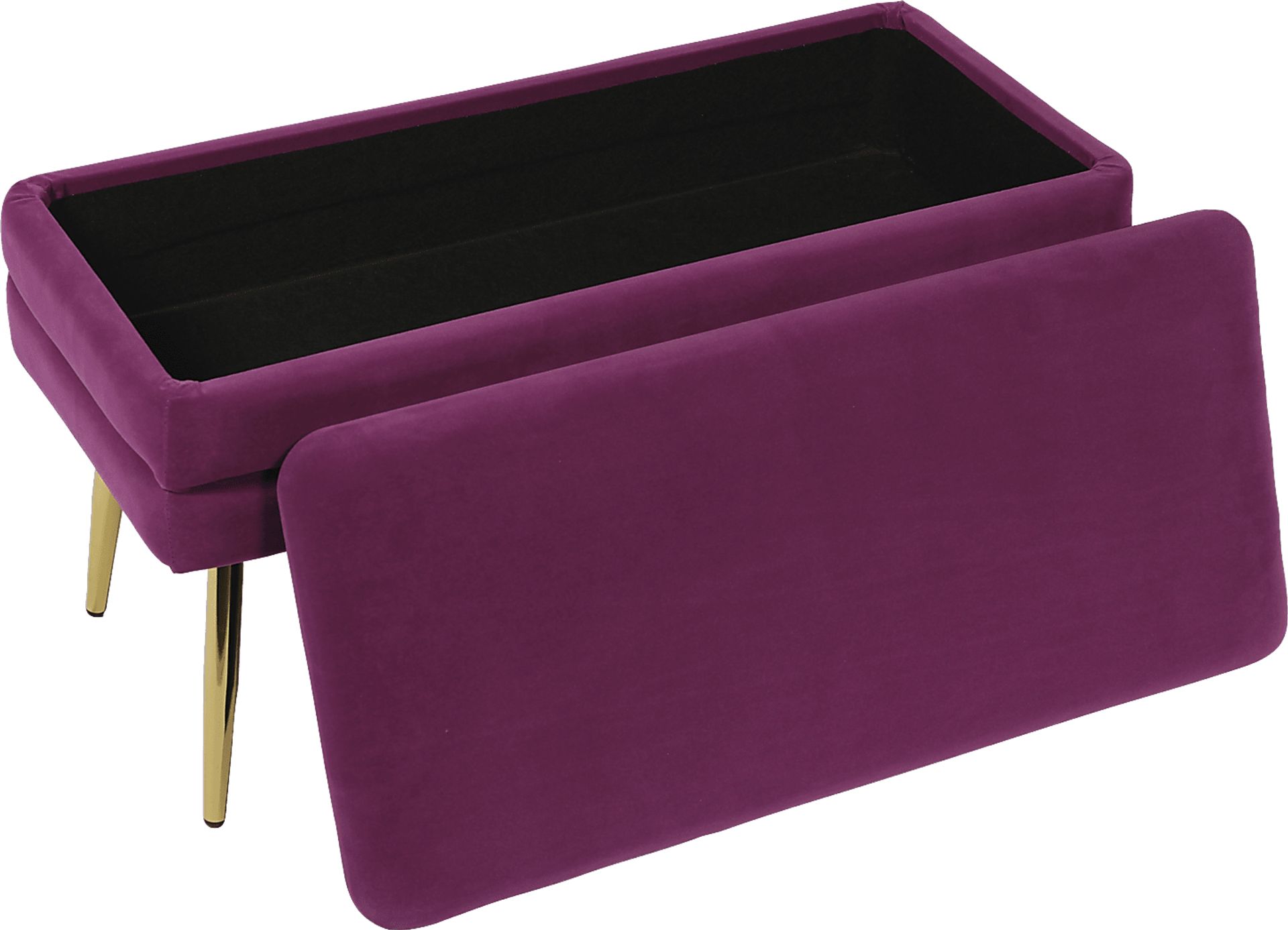 Eauclair Plum Storage Bench - Image 3