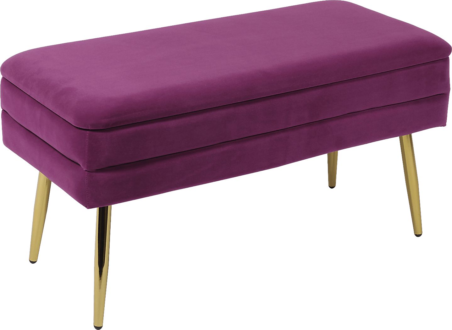 Eauclair Plum Storage Bench