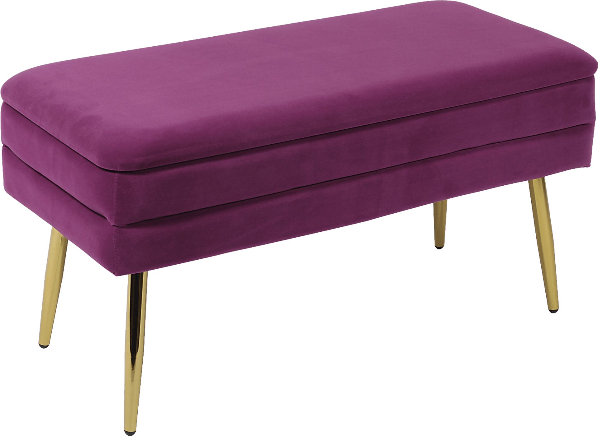 Eauclair Plum Storage Bench - Image 1