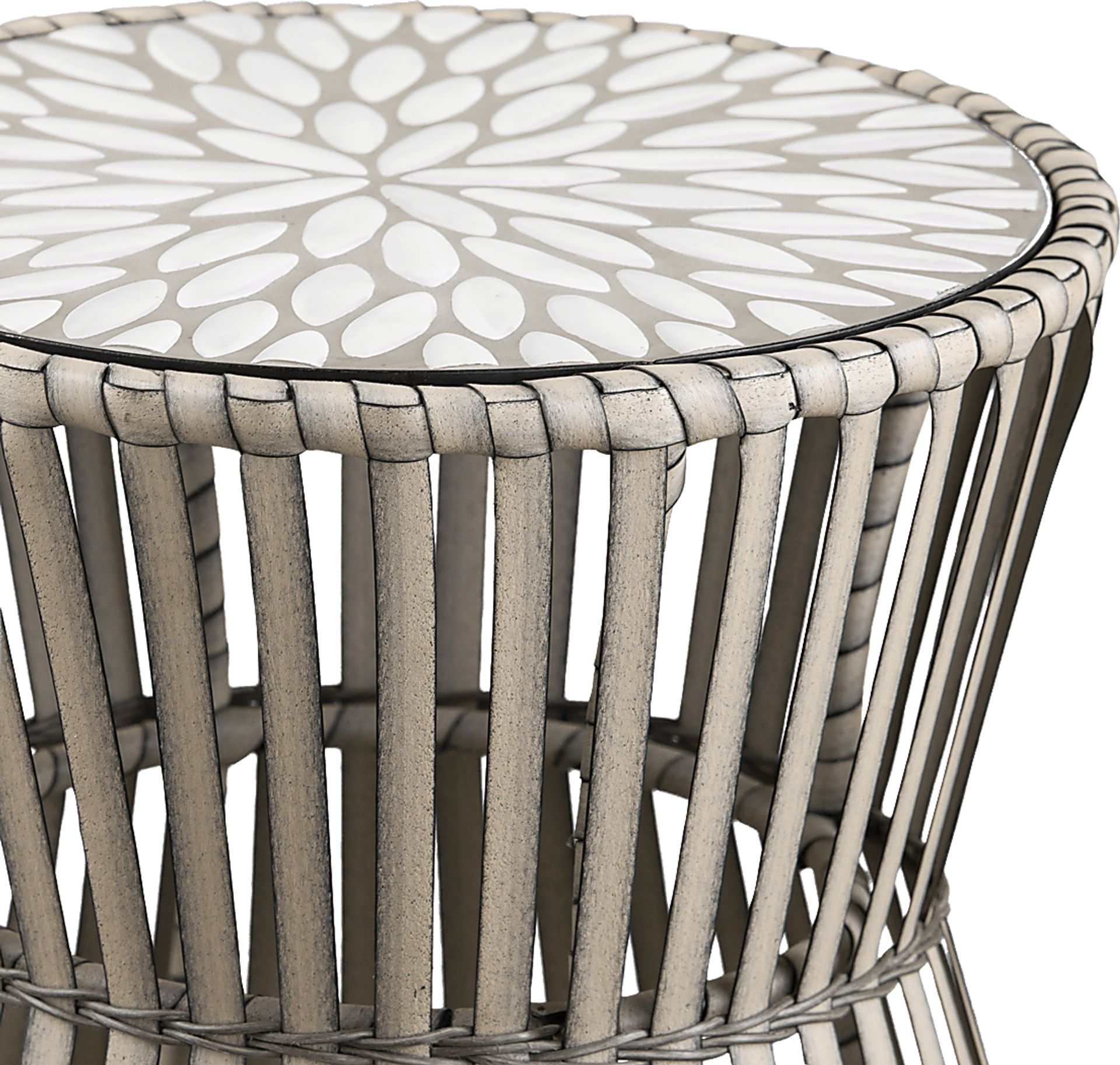 Eavie Gray Outdoor End Table - Image 5