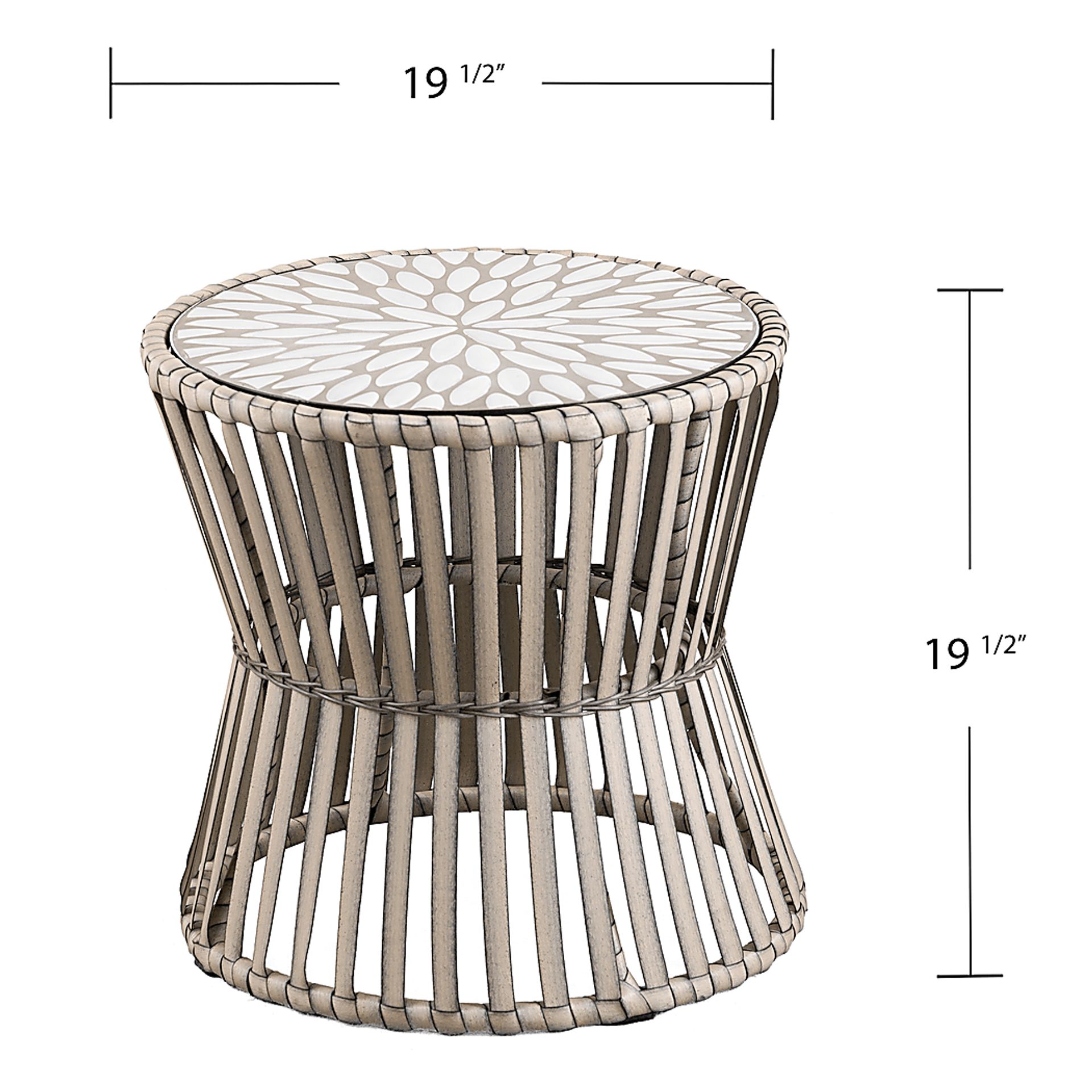 Eavie Gray Outdoor End Table - Image 6