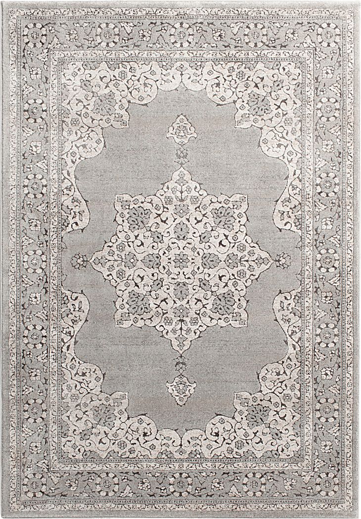 Ebany Gray 5'3 x 7'7 Rug