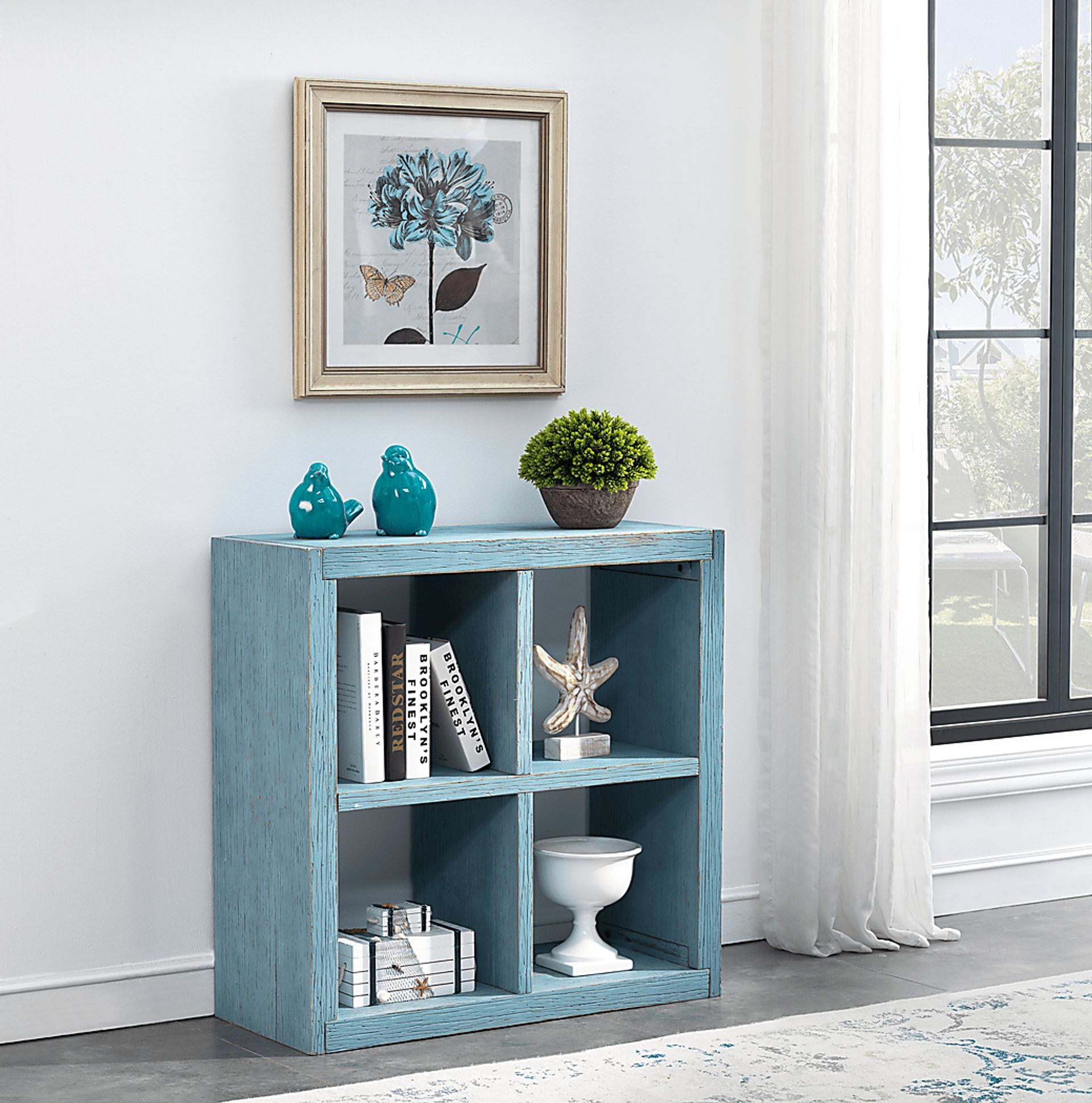 Eberhardt Blue Bookcase - Image 4