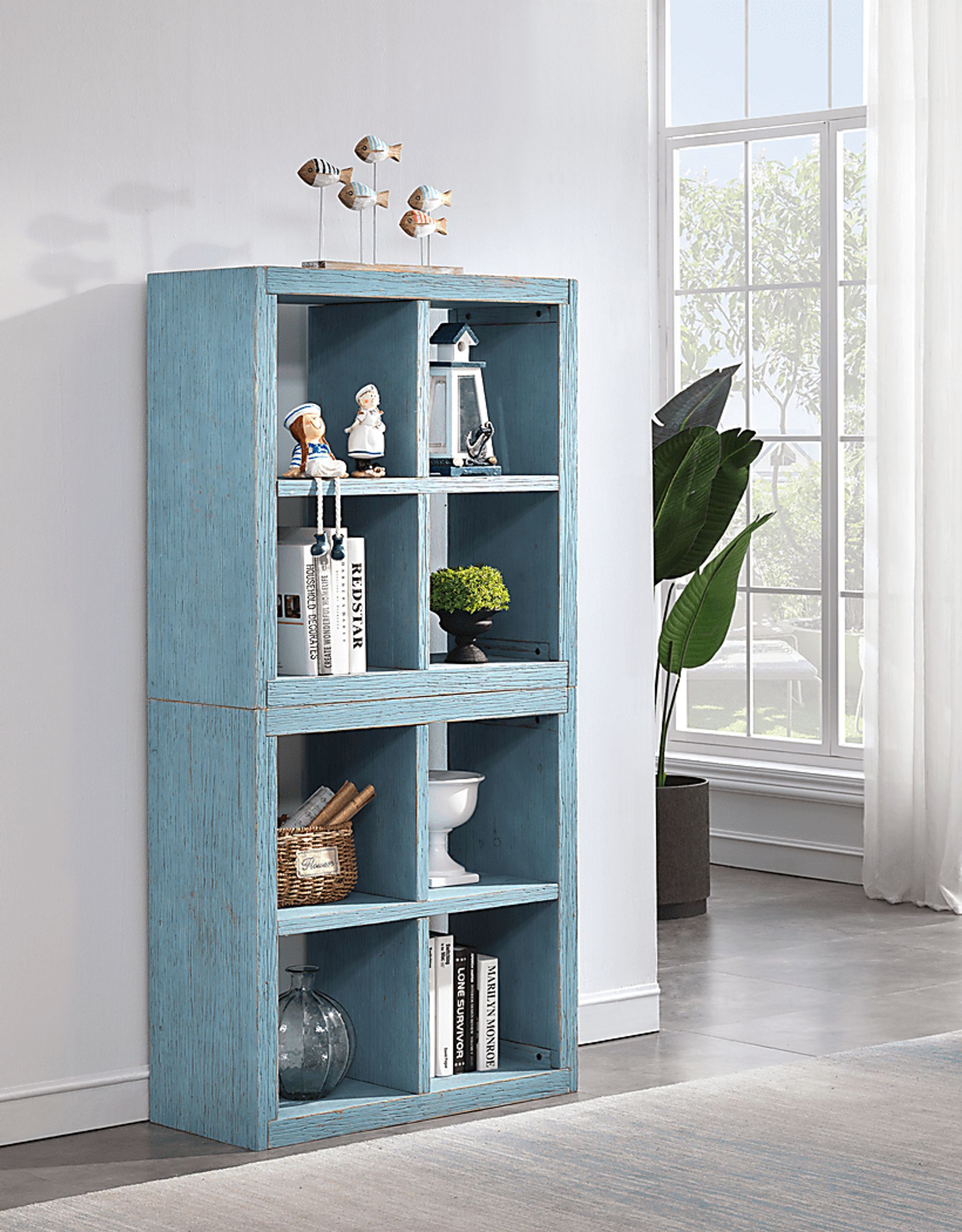 Eberhardt Blue Bookcase - Image 6