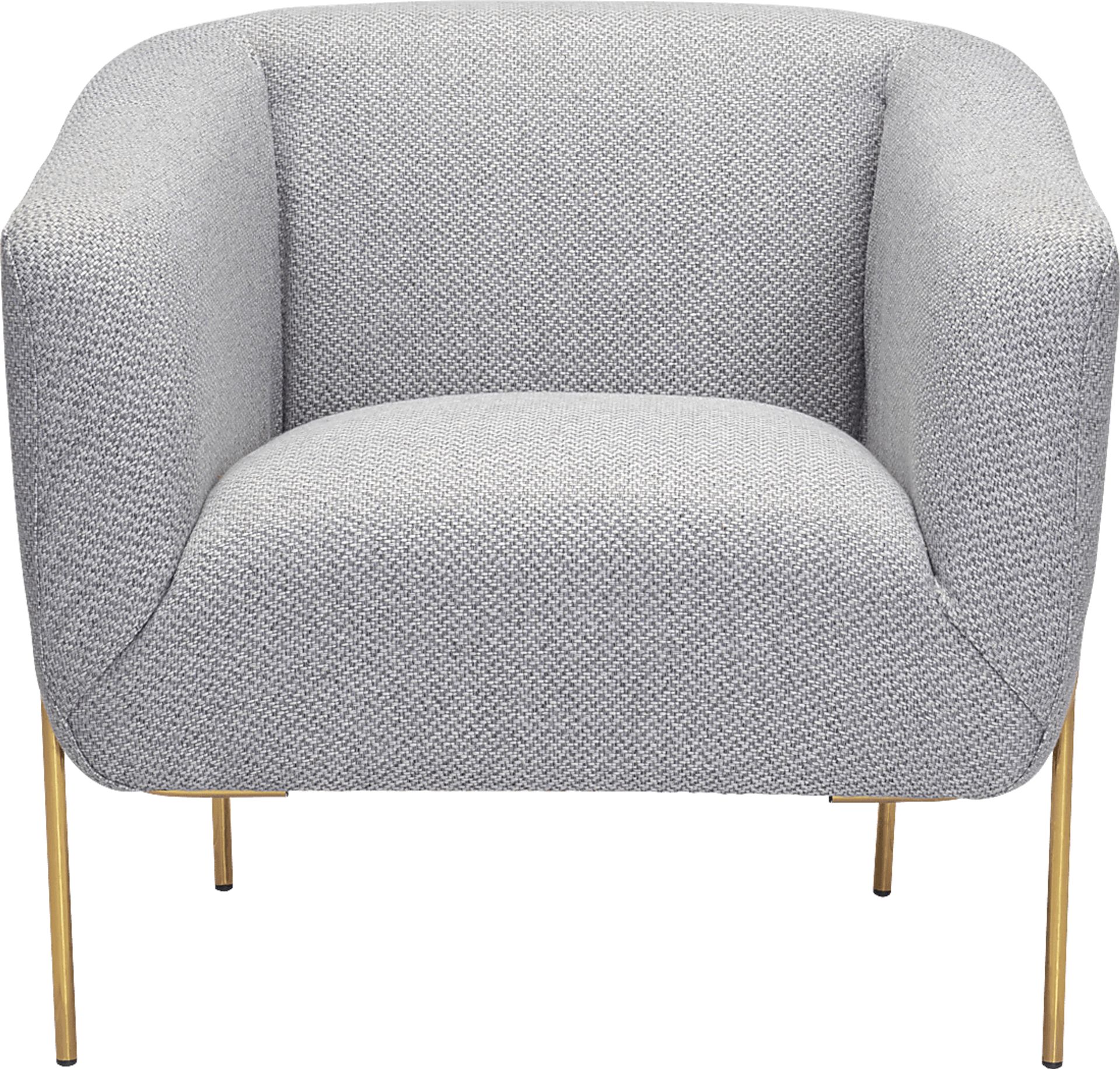 Ebersole Gray Accent Chair - Image 3
