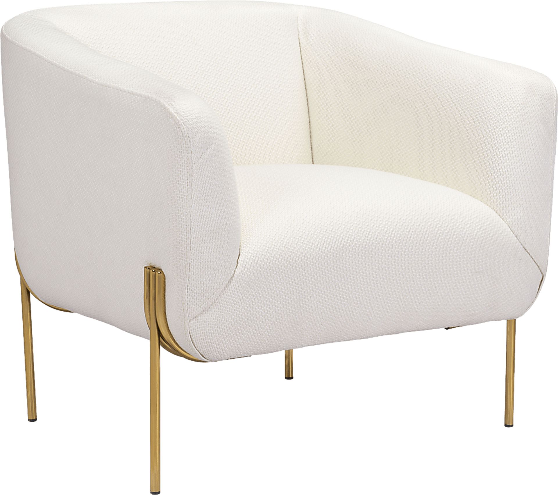 Ebersole Ivory Accent Chair - Image 1