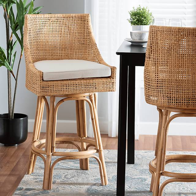 Eccles Brown Barstool - Thumbnail - Image 2