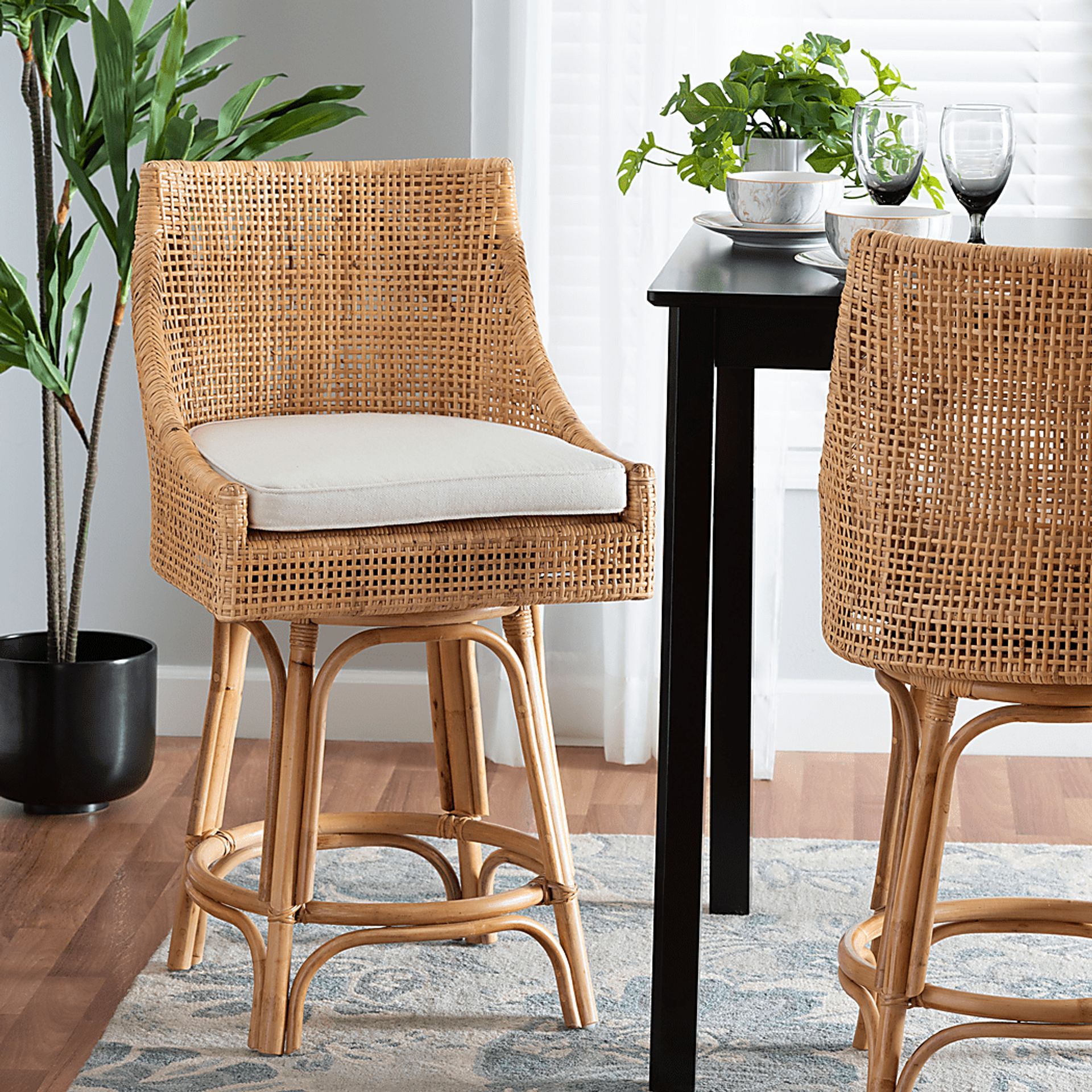 Eccles Brown Counter Stool - Image 2