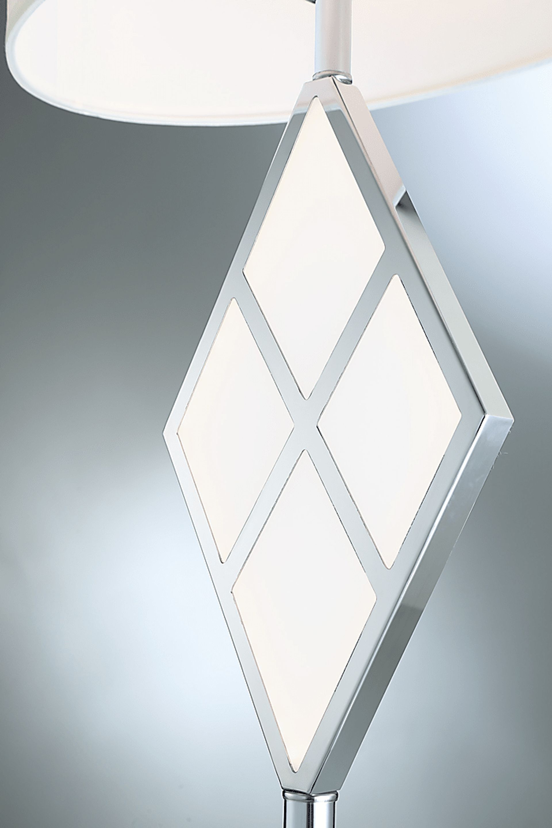 Echo Lane Chrome Floor Lamp - Image 2