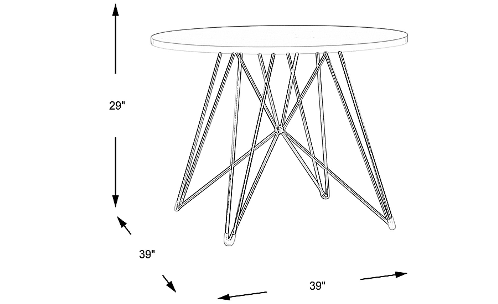 Dimension Image. Please refer to the Dimension Tab on this page for dimension details.