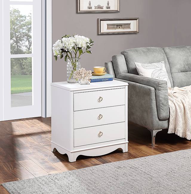 Echopines White End Table - Thumbnail - Image 8