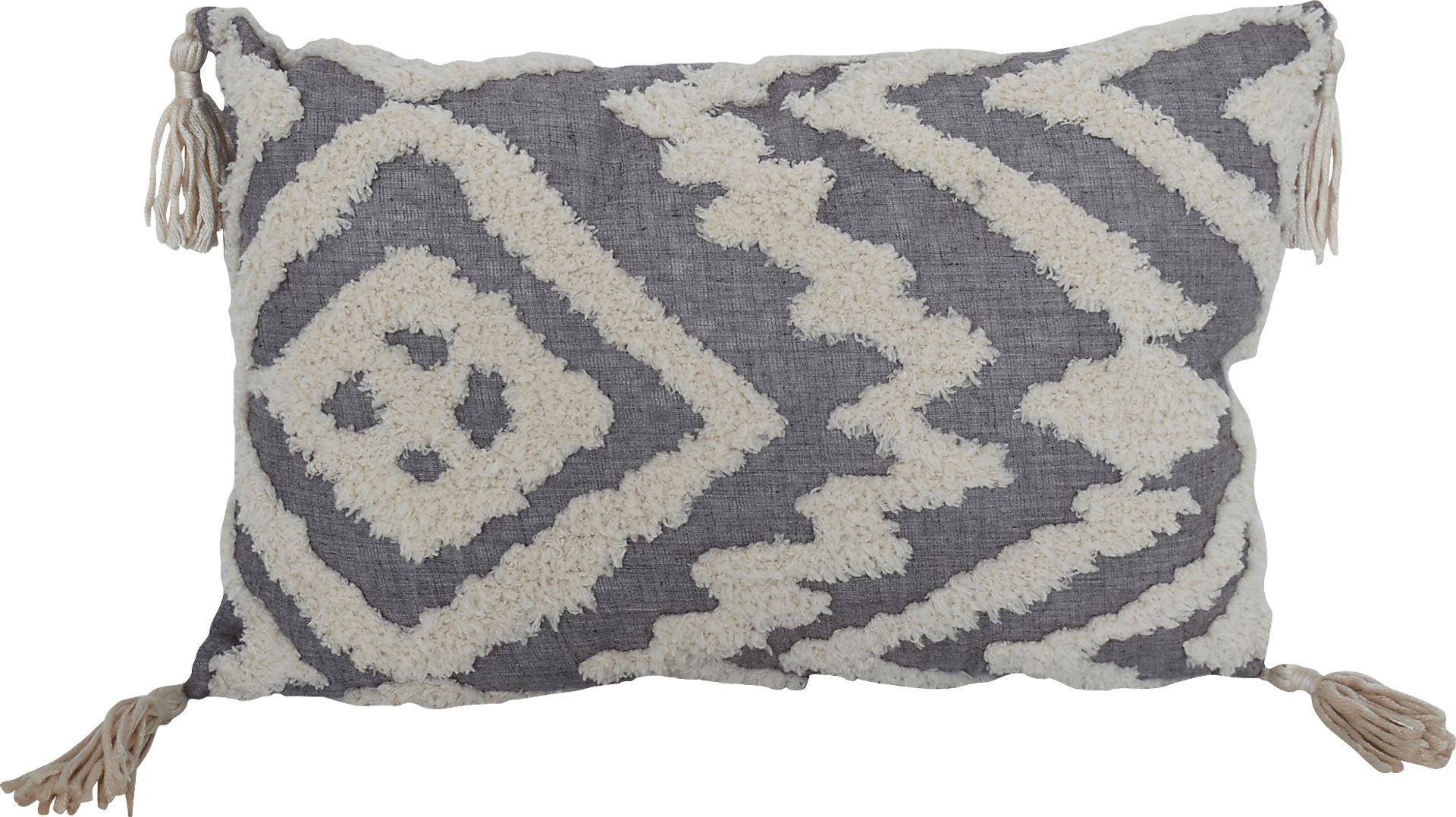 Echota Gray Throw Pillow - Image 1