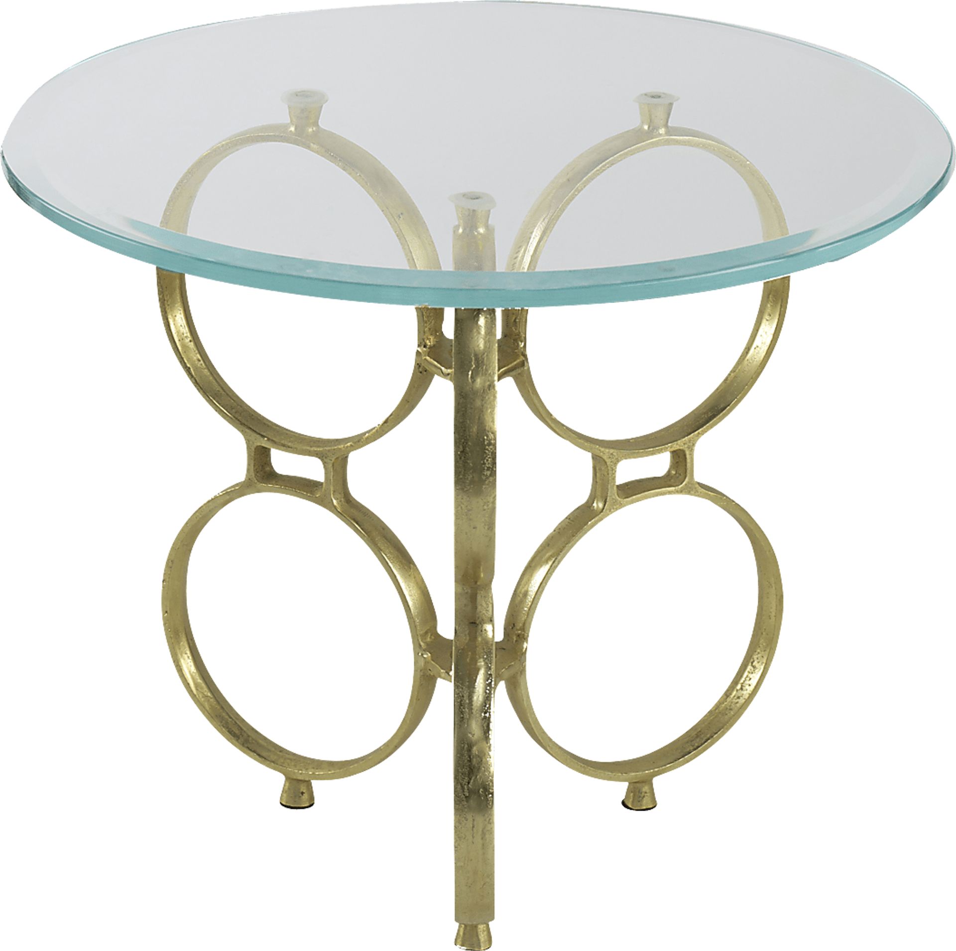 Ecksminster Gold Side Table - Image 1
