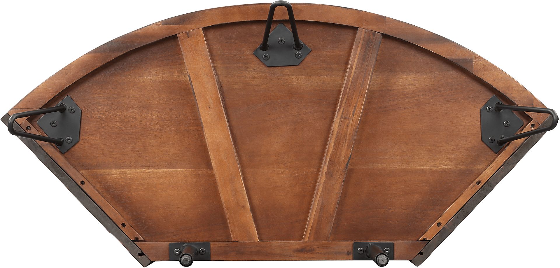 Eclanens Dark Brown 43 in. Corner TV Console - Image 3