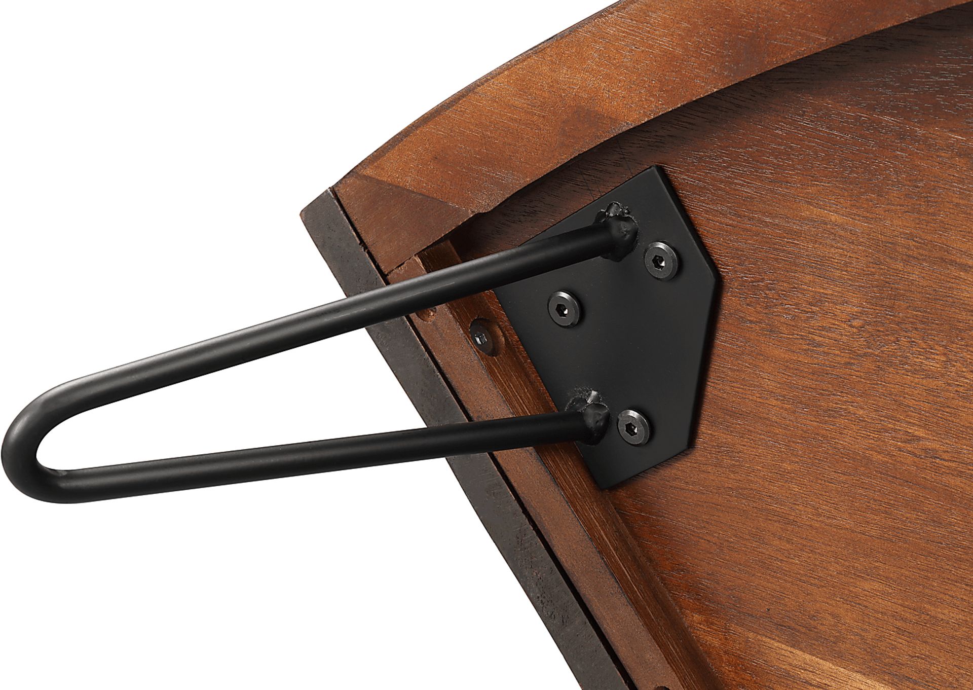 Eclanens Dark Brown 43 in. Corner TV Console - Image 4
