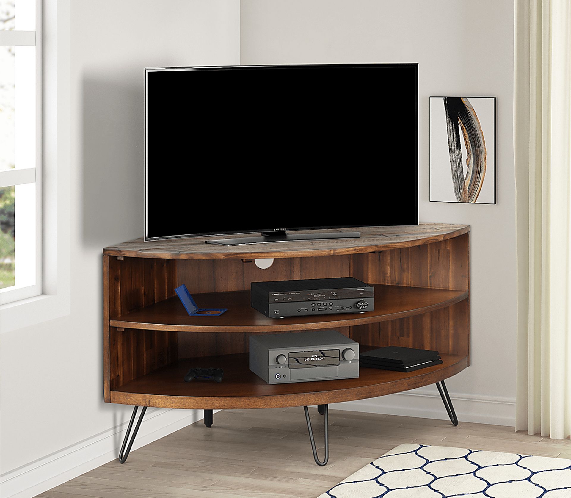 Eclanens Dark Brown Tv Console Rooms to Go