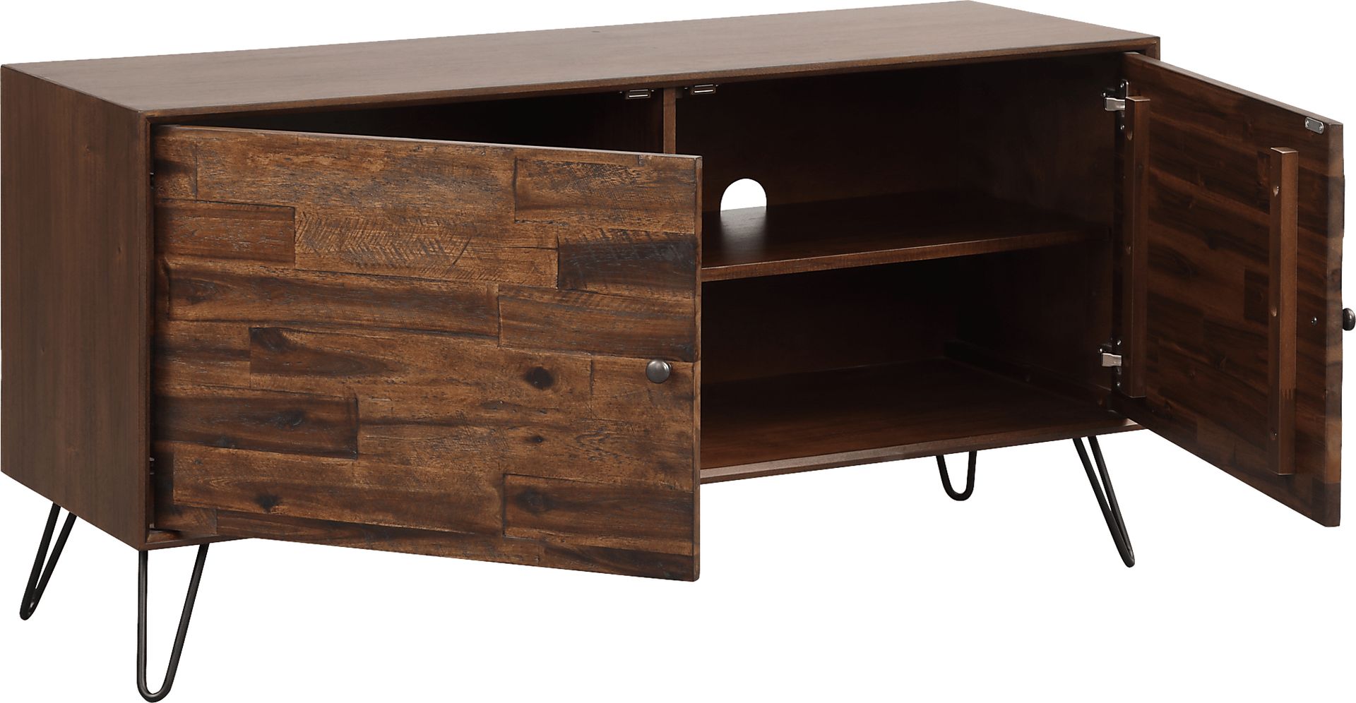 Eclanens Dark Brown 48 in. TV Console - Image 4