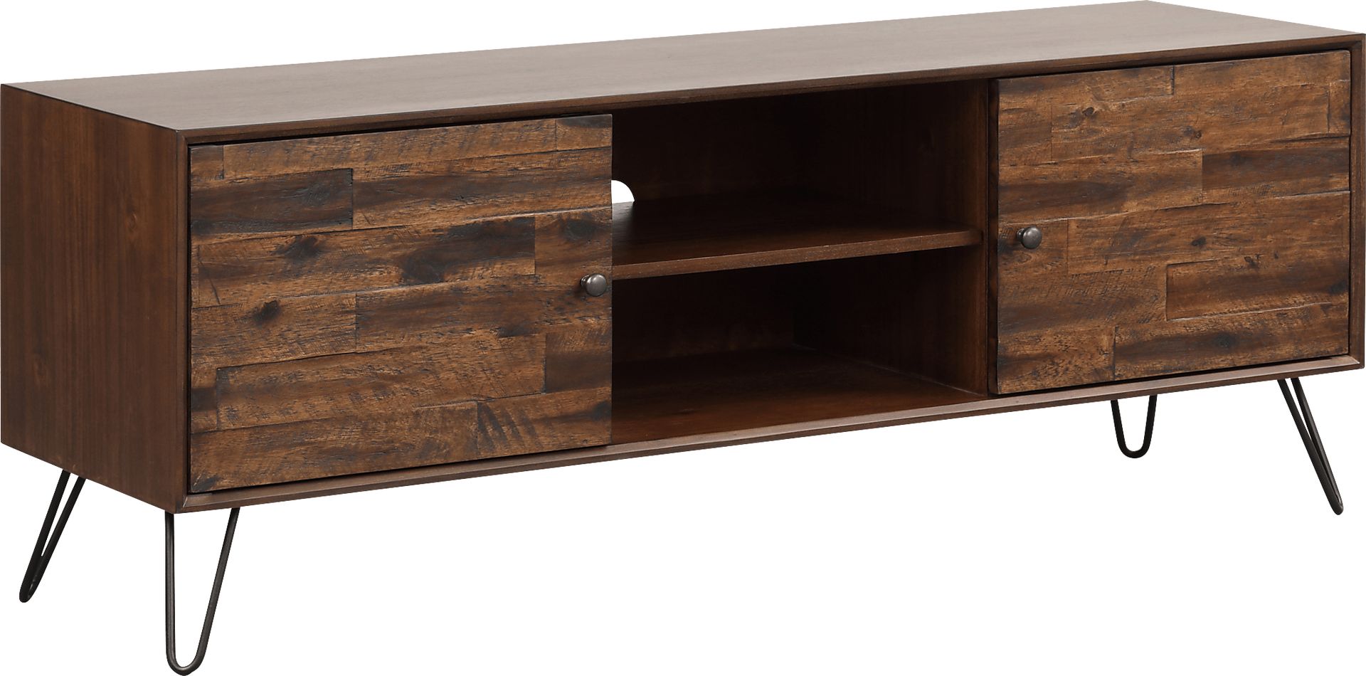 Eclanens Dark Brown 56 in. TV Console - Image 1