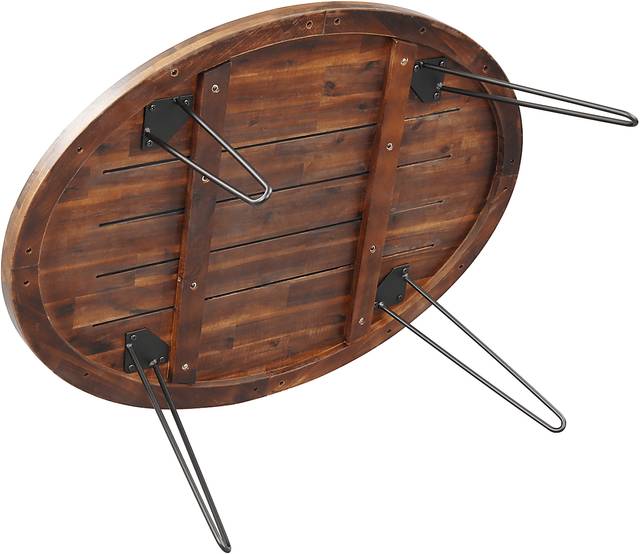 Eclanens Dark Brown Cocktail Table - Thumbnail - Image 2